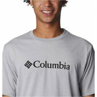 Herren Kurzarm-T-Shirt Columbia CSC Basic Logo™ Grau