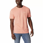 Herren Kurzarm-T-Shirt Columbia North Cascades Lachsfarben