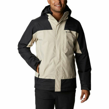 Jacke für Erwachsene Columbia Electric Peak Schwarz Beige 2-in-1 Mit Kapuze