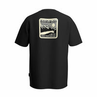 Herren Kurzarm-T-Shirt Napapijri S-Gouin Schwarz
