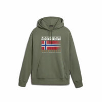 Jungen Sweater mit Kapuze Napapijri B-Kreis H Dunkelgrün
