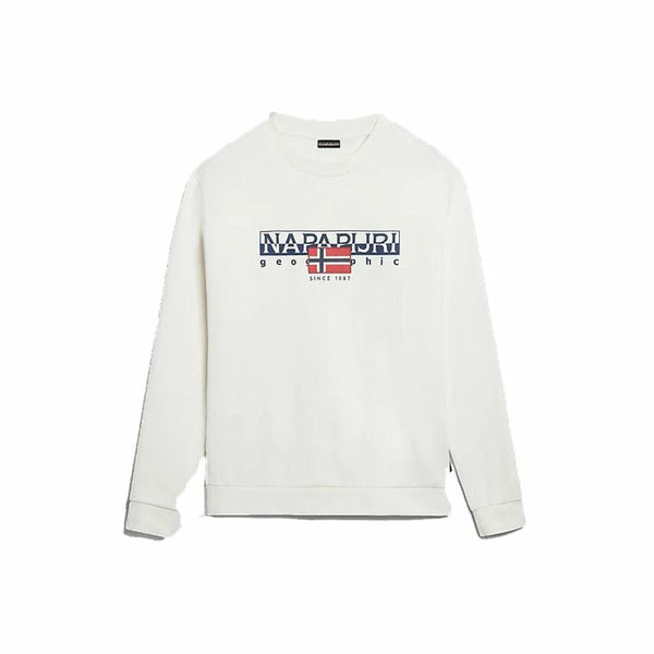 Herren Sweater ohne Kapuze Napapijri B-Aylmer C Weiß