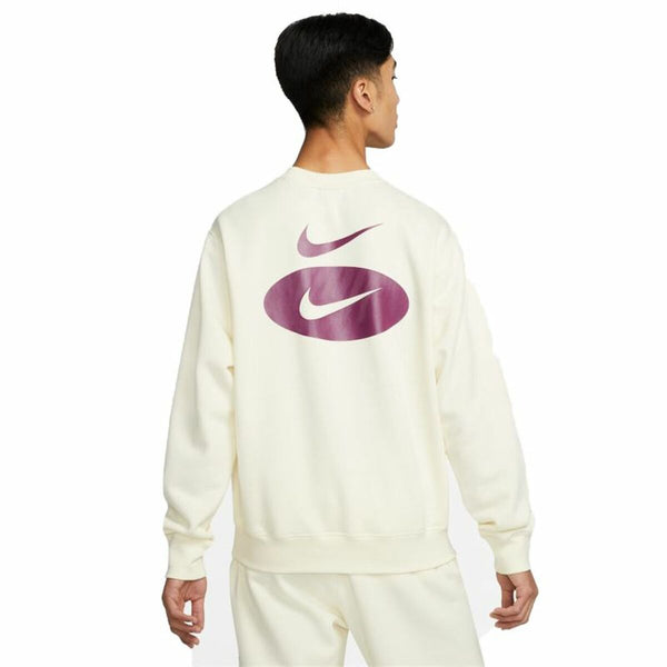 Herren Sweater ohne Kapuze Nike Swoosh League Weiß