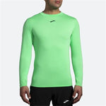 Herren Langarm-T-Shirt Brooks High Point grün