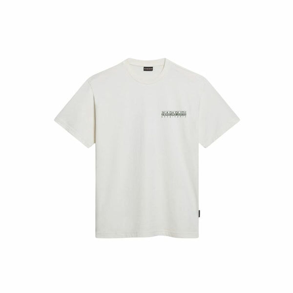 Herren Kurzarm-T-Shirt Napapijri S-Gouin Weiß