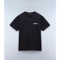 Herren Kurzarm-T-Shirt Napapijri S-Linth Ss Schwarz