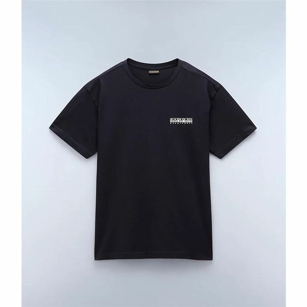 Herren Kurzarm-T-Shirt Napapijri S-Linth Ss Schwarz