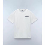 Herren Kurzarm-T-Shirt Napapijri S-Linth Ss Weiß