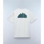 Herren Kurzarm-T-Shirt Napapijri S-Linth Ss Weiß