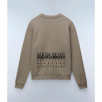Herren Sweater ohne Kapuze Napapijri B-Premium C Beige Brindle 2