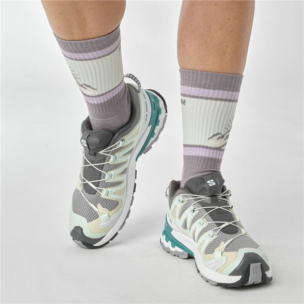 Laufschuhe für Damen Salomon XA Pro 3D V9 Blau Weiß Grau