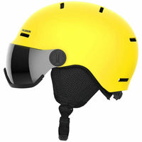 Skihelm Salomon Orka Visor Vib Für Kinder Unisex 56-59 cm Gelb