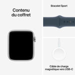 Smartwatch Apple SE Blau Silberfarben 44 mm