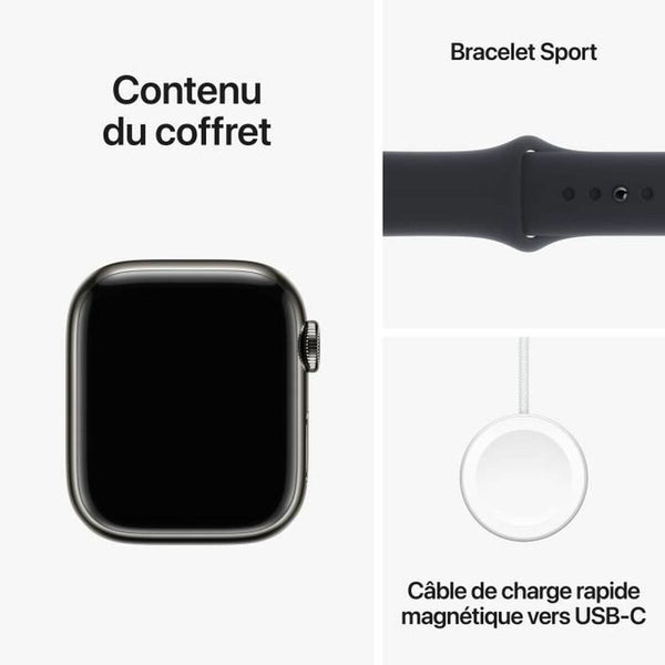 Smartwatch Apple Series 9 Schwarz 41 mm