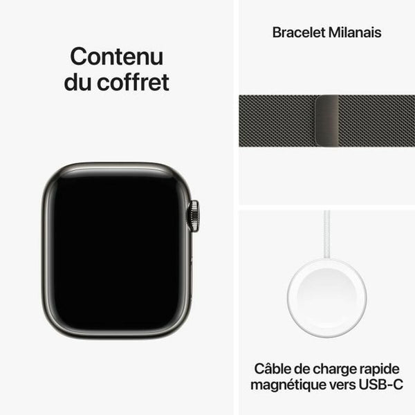 Smartwatch Apple Series 9 Schwarz Graphit 41 mm