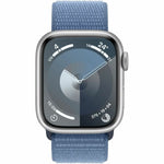 Smartwatch Apple Series 9 Blau Silberfarben 41 mm