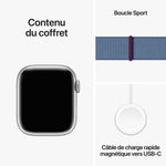 Smartwatch Apple Series 9 Blau Silberfarben 41 mm