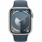 Smartwatch Apple Series 9 Blau Silberfarben 45 mm