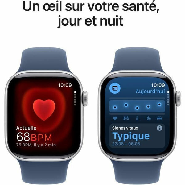 Smartwatch Apple Blau Silberfarben