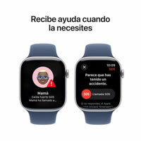 Smartwatch Apple Series 10 Blau Silberfarben 46 mm