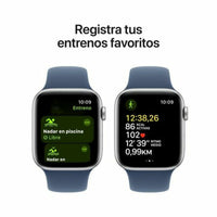 Smartwatch Apple Watch SE 1,78" Blau Silberfarben Ø 44 mm