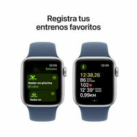 Herrenuhr Apple MXGF3QL/A Blau Silberfarben