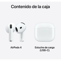 Kopfhörer mit Mikrofon Apple AirPods 4 Weiß