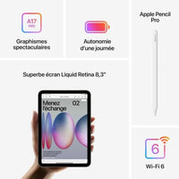 Tablet Apple iPad mini (2024) 8,3" 512 GB Blau