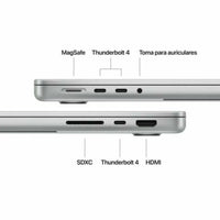 Laptop Apple MCX14Y/A 14,2" M2 M4 24 GB RAM 1 TB SSD Qwerty Spanisch
