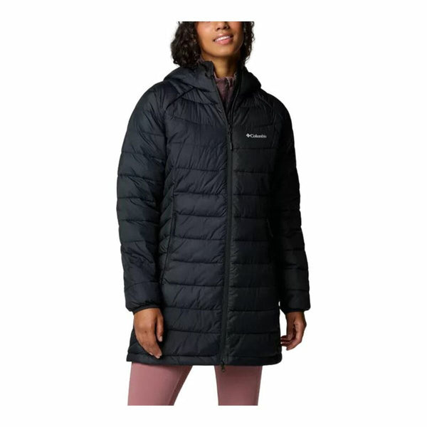 Sportjacke für Frauen Columbia Powder Lite II Mid Schwarz