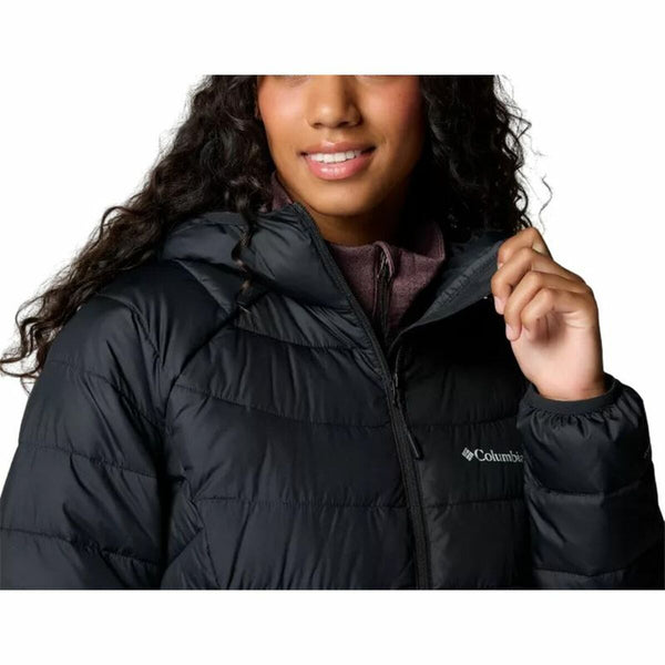 Sportjacke für Frauen Columbia Powder Lite II Mid Schwarz