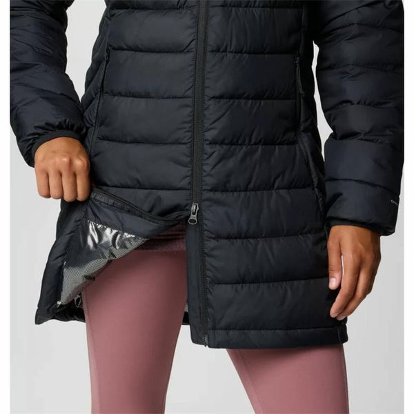 Sportjacke für Frauen Columbia Powder Lite II Mid Schwarz