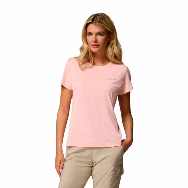 Kurzärmliges Sport T-Shirt Columbia Zero Rules™ Light Ss Rosa