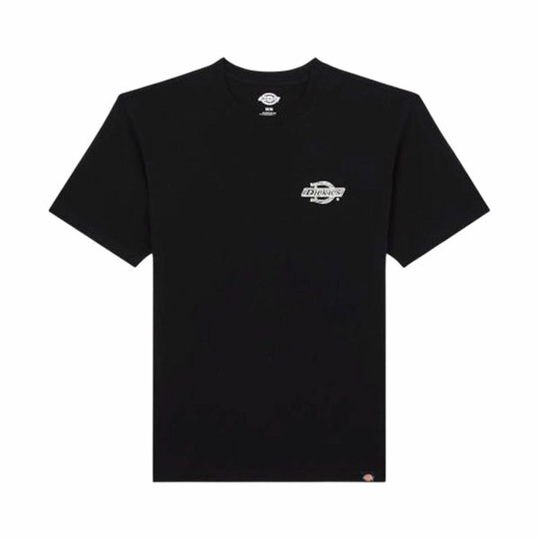Herren Kurzarm-T-Shirt Dickies Wood Logo Schwarz