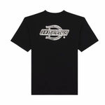 Herren Kurzarm-T-Shirt Dickies Wood Logo Schwarz