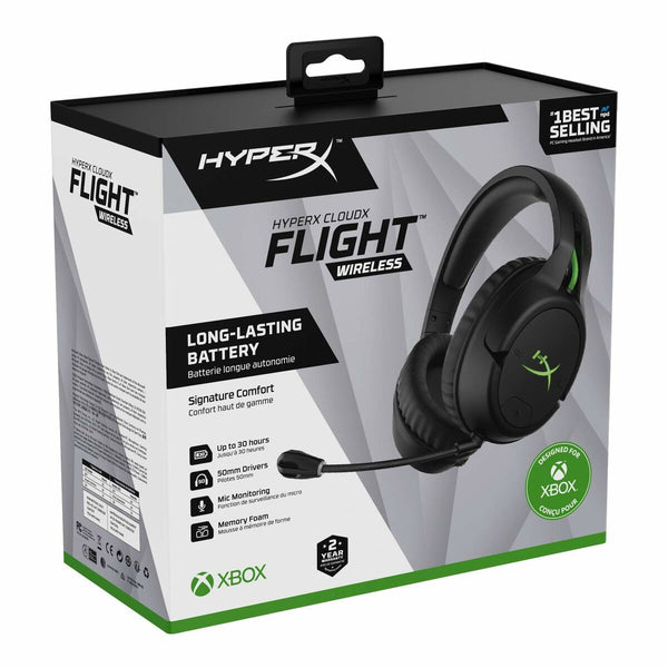 Gaming Headset mit Mikrofon Hyperx 4P5J6AA Schwarz/Grün