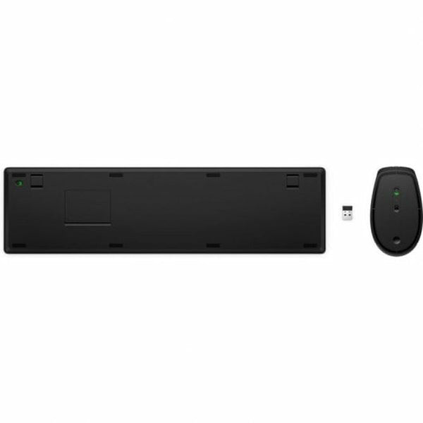 Tastatur mit Maus HP 4R013AA Schwarz Qwerty Spanisch