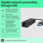 USB 2.0-zu-Red RJ45-Adapter HP 4Z7Z7AA Schwarz