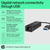 USB 2.0-zu-Red RJ45-Adapter HP 4Z7Z7AA Schwarz