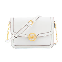 Umhängetasche Michael Kors Leida Weiß 23 x 16 x 7 cm