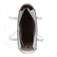 Umhängetasche Michael Kors Leida Weiß 34 x 29 x 12 cm
