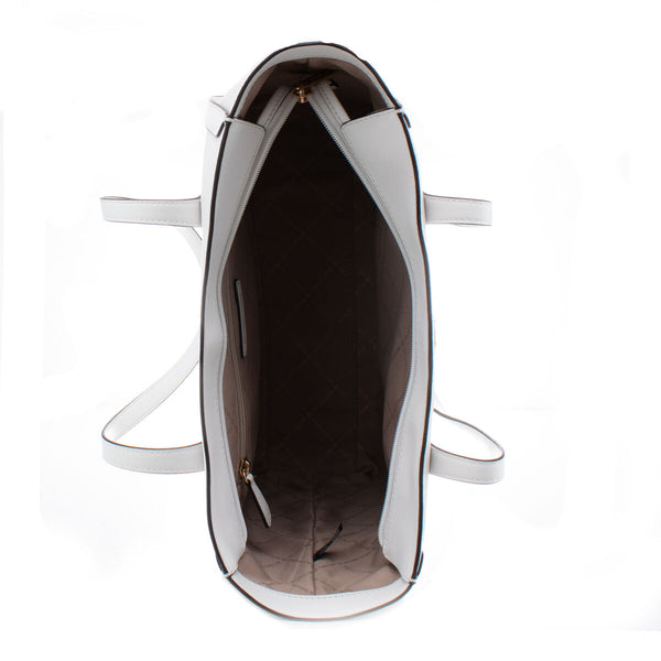 Umhängetasche Michael Kors Leida Weiß 34 x 29 x 12 cm
