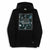 Herren Sweater mit Kapuze Vans Night Garden Schwarz