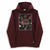 Herren Sweater mit Kapuze Vans Night Garden Granatrot
