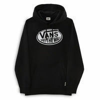 Herren Sweater mit Kapuze Vans Classic Off The Wall Schwarz
