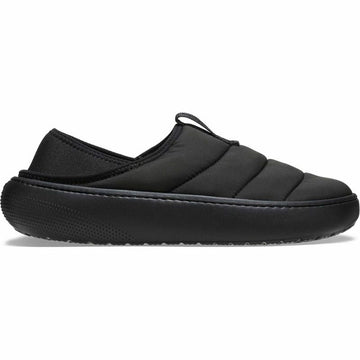 Casual Damenturnschuh Crocs Classic Puff Moc Schwarz
