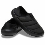 Casual Damenturnschuh Crocs Classic Puff Moc Schwarz
