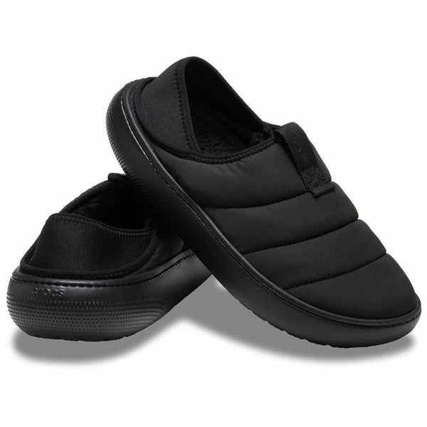Casual Damenturnschuh Crocs Classic Puff Moc Schwarz