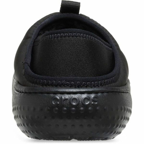 Casual Damenturnschuh Crocs Classic Puff Moc Schwarz