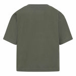 Kurzarm-T-Shirt für Kinder Converse Chuck Patch Boxy Olive